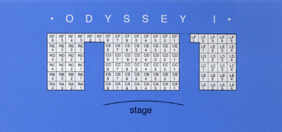 Odyssey Theatre Stage 1 Seating Chart